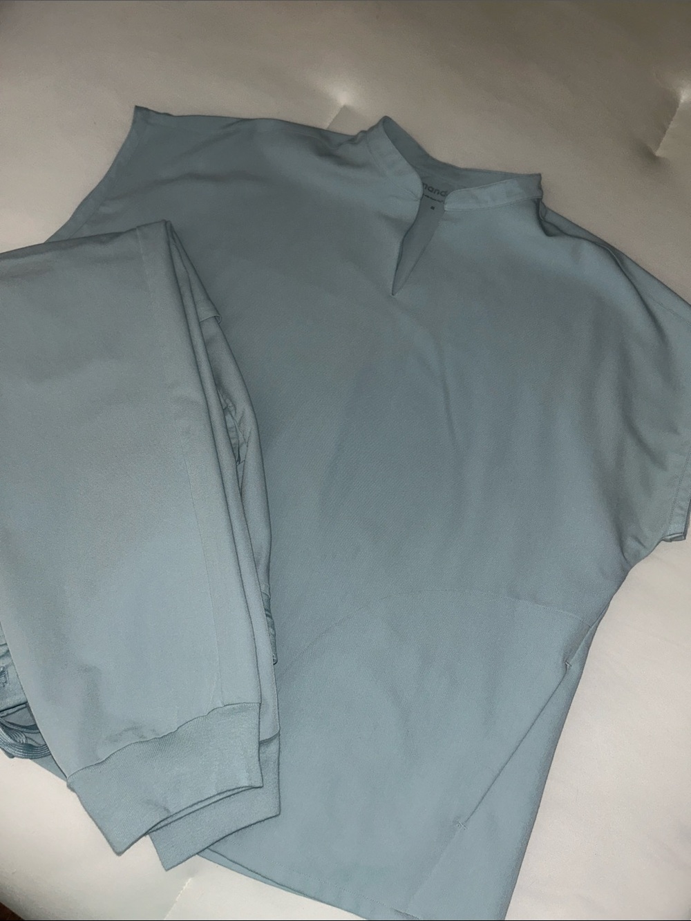 Mandala seafoam green scrub set